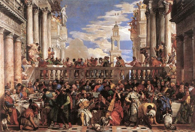 VERONESE (Paolo Caliari) The Marriage at Cana er Sweden oil painting art